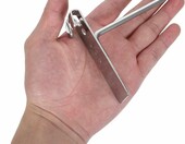 Zlthraustic haki do płyty perforowanej 10 cm – 10 sztuk, metalowe, do sklepu i warsztatu – zdjęcie 4