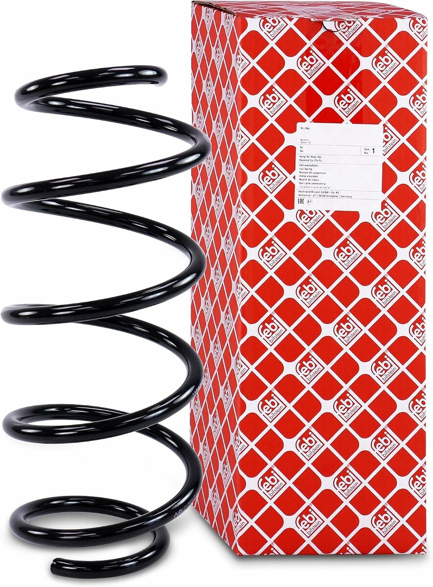 febi bilstein 37824 sprężyna zawieszenia przednia – do VW Golf V/VI, Audi A3, Škoda Octavia II