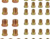 Muhize MUBRAKE-FIT32-2KIT – zestaw 35 złączek mosiężnych do przewodów hamulcowych – zdjęcie 1