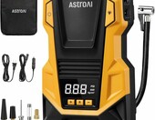 AstroAI ACAC3666YE – kompresor samochodowy 12 V i 230 V, 10,3 bara, żółty – zdjęcie 1