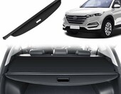 OREALTOOL roleta bagażnika do Hyundai Tucson 2016–2018 – wysuwana osłona przestrzeni ładunkowej, czarna – zdjęcie 1
