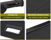 OREALTOOL roleta bagażnika do Hyundai Tucson 2016–2018 – wysuwana osłona przestrzeni ładunkowej, czarna – zdjęcie 4