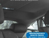 TENDEEVOLUTION zestaw na podsufitkę samochodową – tkanina z pianką 1,5 x 2 m i klej 850 g, jasnoszary – zdjęcie 4