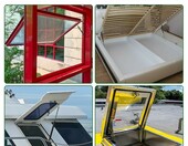 Motoforti sprężyny gazowe 500 mm 200 N, 2 szt. – uniwersalne do samochodu, czarne – zdjęcie 4