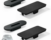 BlitzPro osłony zaślepki otworów drzwi do Citroën AMI, Opel Rocks-e i Fiat Topolino – 4 szt., czarne – zdjęcie 1
