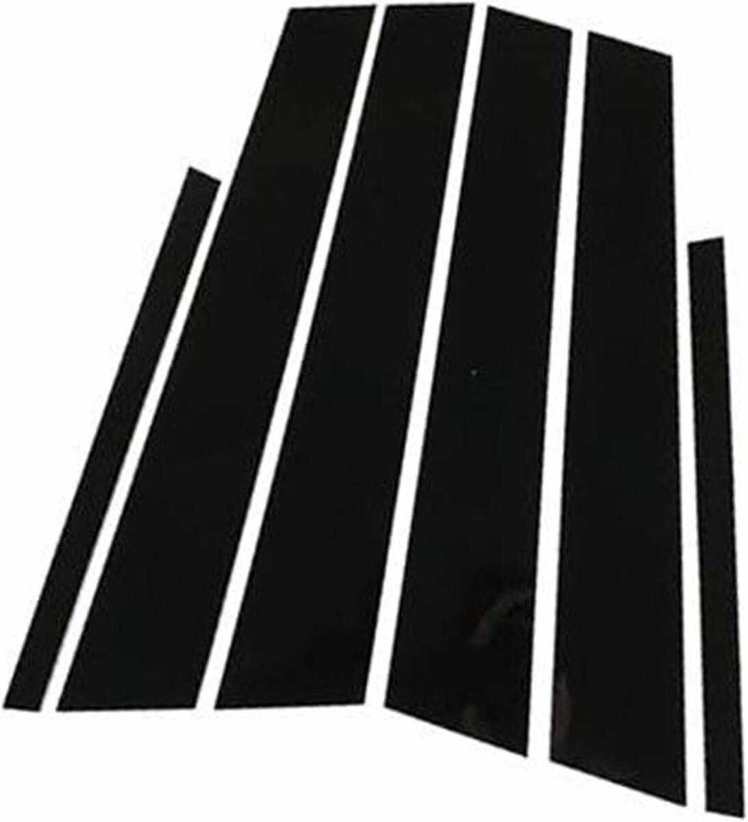 Vectzeta osłony słupków drzwi do MG6 2022–2024 – 6 szt., czarne