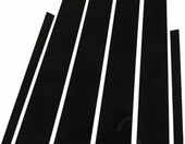 Vectzeta osłony słupków drzwi do MG6 2022–2024 – 6 szt., czarne – zdjęcie 1