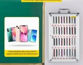 VEVOR szafka na 36 telefonów komórkowych – aluminiowe pudełko z zamkiem, srebrne – zdjęcie 5