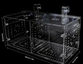 XUXHOU akrylowy kojec do akwarium 30x15x15 cm – skrzynka izolacyjna dla ryb – zdjęcie 2