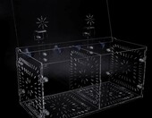 XUXHOU akrylowy kojec do akwarium 30x15x15 cm – skrzynka izolacyjna dla ryb – zdjęcie 5