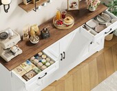 HOCSOK YT-033PB – biały kredens kuchenny 180 cm z blatem roboczym – zdjęcie 5