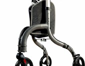 EazyMobility Eazy Elite Tri Walker – lekki 3-kołowy chodzik rollator, srebrny – zdjęcie 1