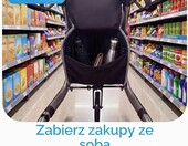 EazyMobility Eazy Elite Tri Walker – lekki 3-kołowy chodzik rollator, srebrny – zdjęcie 5