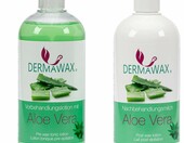 DERMAWAX Aloe Vera – zestaw przed i po depilacji woskiem, 2 x 500 ml – zdjęcie 1
