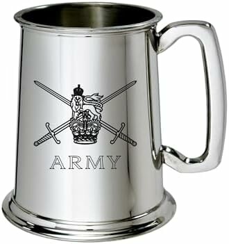 Wentworth Pewter A299ARMY – kufel z cyny British Army, 1 pinta