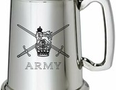 Wentworth Pewter A299ARMY – kufel z cyny British Army, 1 pinta – zdjęcie 1