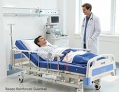 VEVOR YXZ-C3 – elektryczne łóżko rehabilitacyjne 3-funkcyjne z materacem, 250 kg – zdjęcie 4