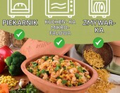 Römertopf Trend 4,5 l – gliniany garnek do pieczenia, terakota – zdjęcie 5