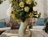 Gluckigluck Original Gluggle Jug – ceramiczny dzbanek-ryba 1,3 l, szałwiowy – zdjęcie 3