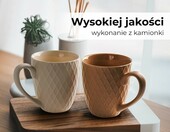 MIAMIO Palmanova – zestaw 6 ceramicznych kubków do kawy i herbaty 350 ml – zdjęcie 5
