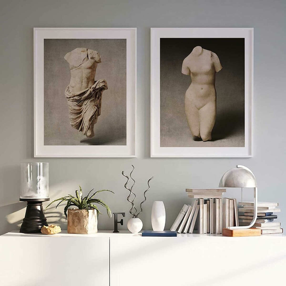 TANYANG obrazy na płótnie – Afrodyta, mitologia grecka, 2 sztuki 60x80 cm
