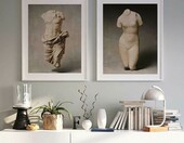 TANYANG obrazy na płótnie – Afrodyta, mitologia grecka, 2 sztuki 60x80 cm – zdjęcie 1