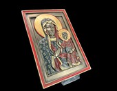 57 SPECIAL REPLICAS ikona Matki Boskiej Częstochowskiej – figurka z brązu, 22,5 cm – zdjęcie 3