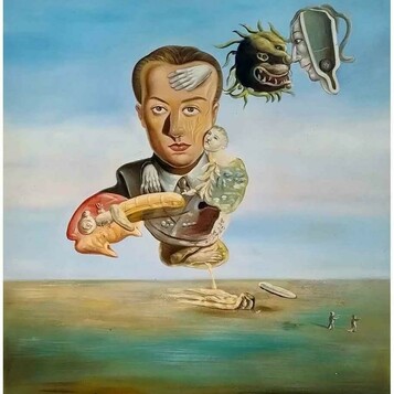 Paula Éluarda wg Salvadora Dali MORANA Portret (stan nowy)