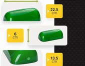 ORION LIGHTSTYLE zielony szklany klosz do lampy bankierskiej – część zamienna – zdjęcie 5