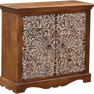 Komoda vintage z drewna mango Marrakesch, stan: nowy