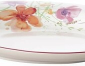 Villeroy & Boch Mariefleur Basic – porcelanowa płaska misa do serwowania 34 cm – zdjęcie 2