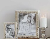 EDZARD Gubbio 1120 – posrebrzana ramka na zdjęcie 20x25 cm, młotkowana – zdjęcie 4