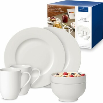 6-częściowy porcelanowy Villeroy & Boch For Me (stan nowy)