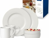 Villeroy & Boch For Me – 6-częściowy porcelanowy zestaw śniadaniowy dla 2 osób, biały – zdjęcie 1