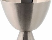 Holyart – zestaw liturgiczny: kielich, puszka i patena, mosiądz posrebrzany – zdjęcie 4