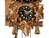Eble 85991000 – zegar z kukułką na baterie, drewniany, 10 melodii – zdjęcie 1