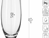 KROSNO Elite – 6 pokali do piwa kraftowego i degustacji, 500 ml, kryształ – zdjęcie 2