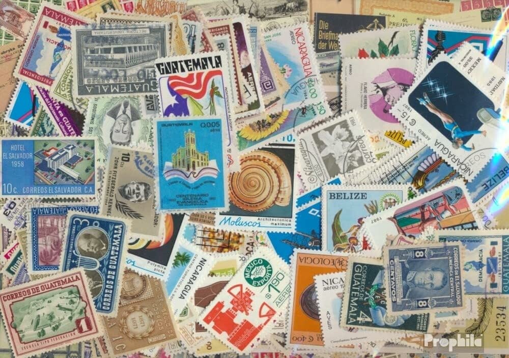 Prophila Collection Ameryka Środkowa – 200 różnych znaczków pocztowych