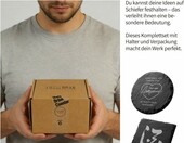 FOSSENMAO – 8 łupkowych podstawek pod kufle i szklanki, 10 cm, ze stojakiem – zdjęcie 5