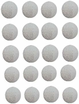 Militaryharbor guziki wojskowe replika – 20 szt., aluminium, 21 mm, srebrne