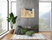 Wallbuddy zestaw 2 plakatów D-Day Normandia – retro druk 16 x 24 cale – zdjęcie 4