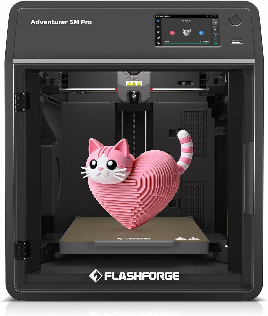 Flashforge Adventurer 5M Pro – zamknięta drukarka 3D FDM, 600 mm/s