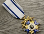 ZoTuo – replika Orderu Korony Bawarskiej, metalowa emaliowana odznaka, złota – zdjęcie 5