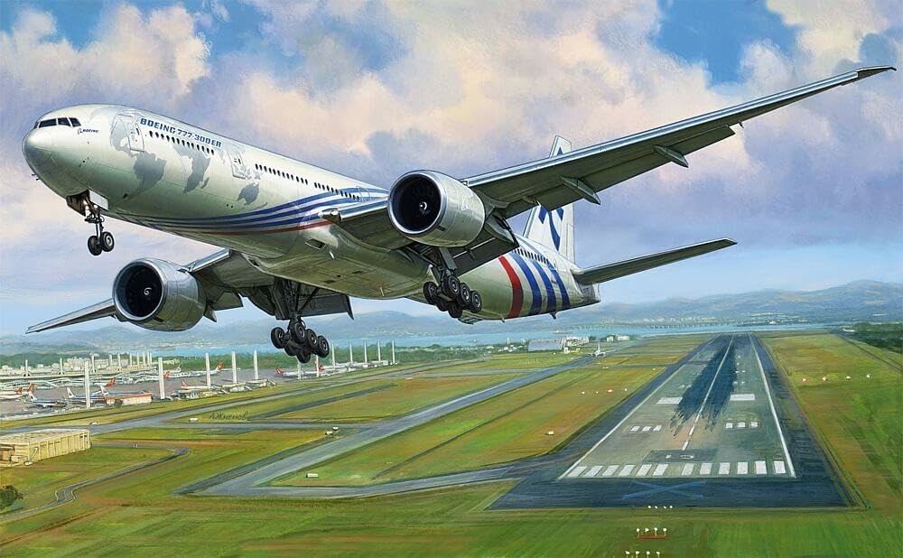 Zvezda 7012 Boeing 777-300ER – zestaw modelarski samolotu 1:144