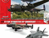 Airfix A50191 Dambusters – zestaw upominkowy z modelami Lancaster i F-35B 1:72 – zdjęcie 1