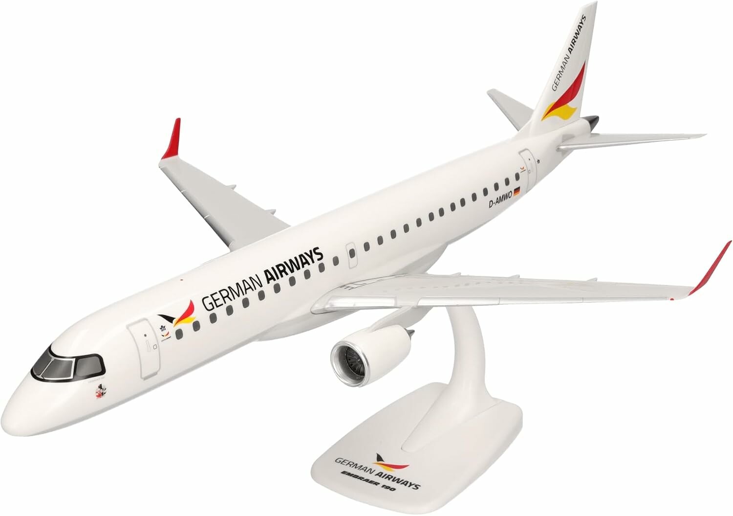 Herpa 614214 Snap-Fit – model samolotu Embraer E190 German Airways 1:100