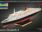 Revell 05806 Queen Elizabeth 2 1:1200 – model statku pasażerskiego do sklejania – zdjęcie 2