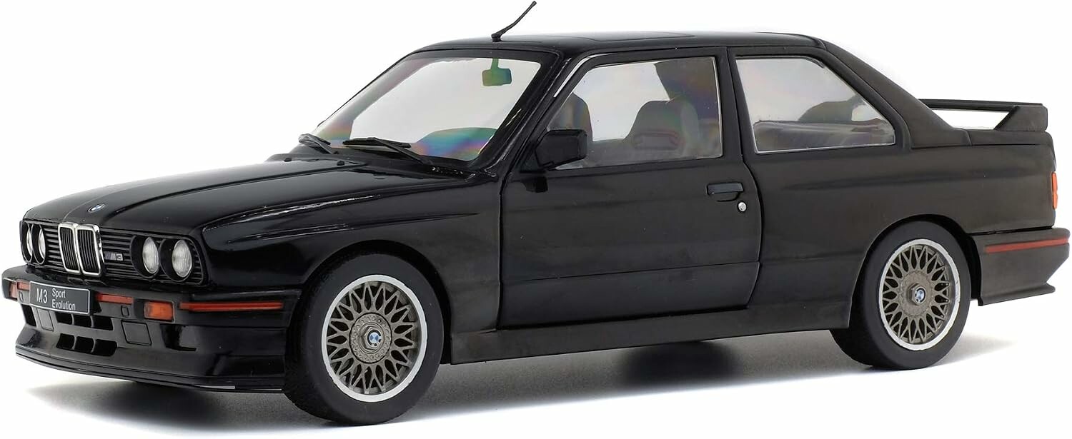 Solido S1801501 BMW M3 E30 1990 1:18 – metalowy model samochodu, czarny