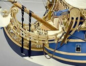 Artesanía Latina Soleil Royal 22904 1:72 – drewniany model okrętu do złożenia – zdjęcie 4