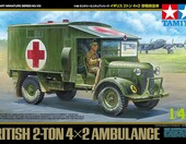 Tamiya 32605 Austin K2 4x2 – brytyjska karetka wojskowa 1:48, model do sklejania – zdjęcie 2